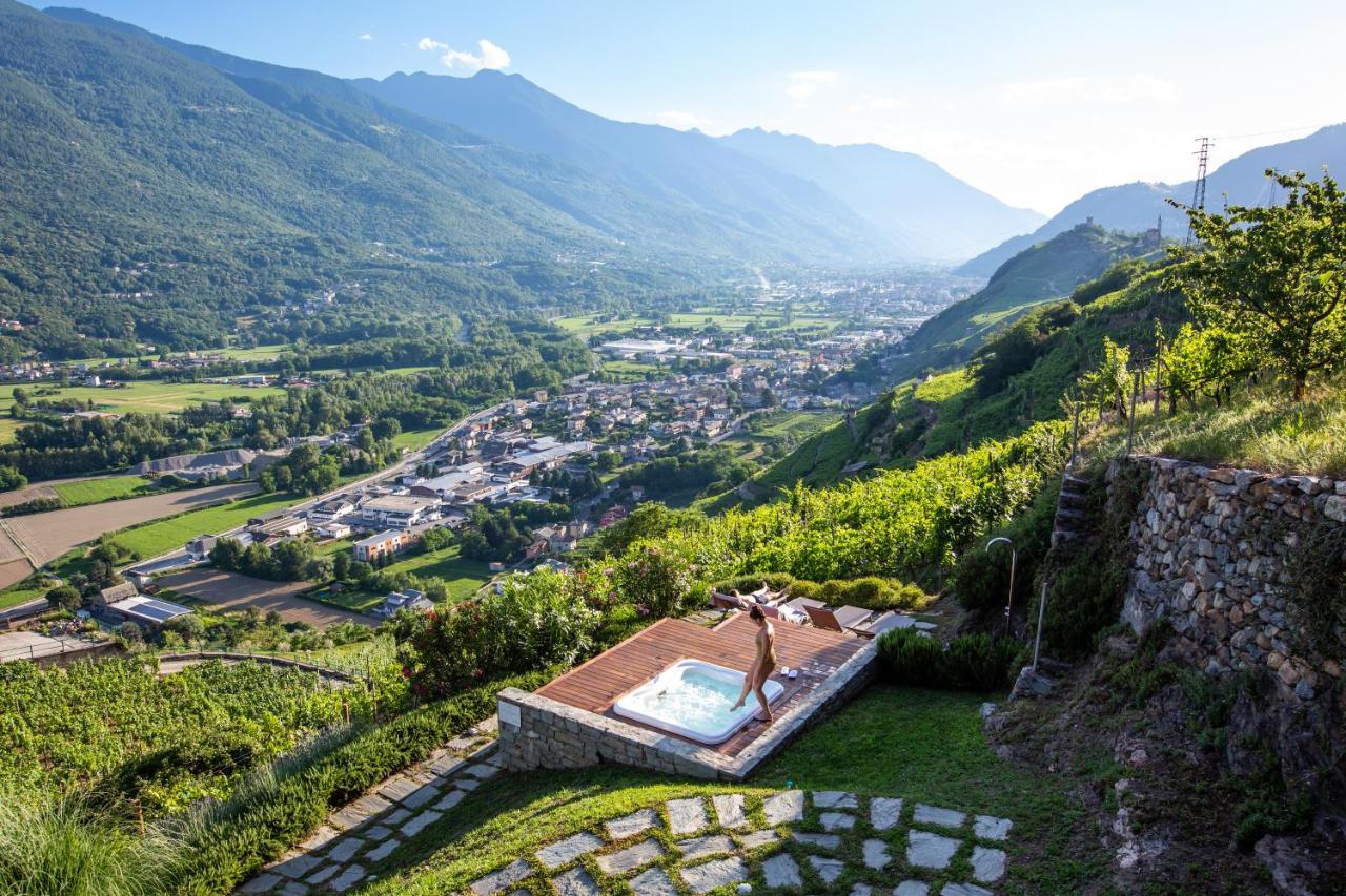 Wine Hotel Retici Balzi Poggiridenti Exterior photo