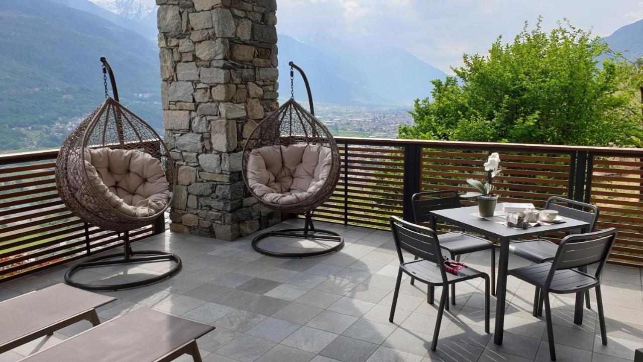 Wine Hotel Retici Balzi Poggiridenti Exterior photo